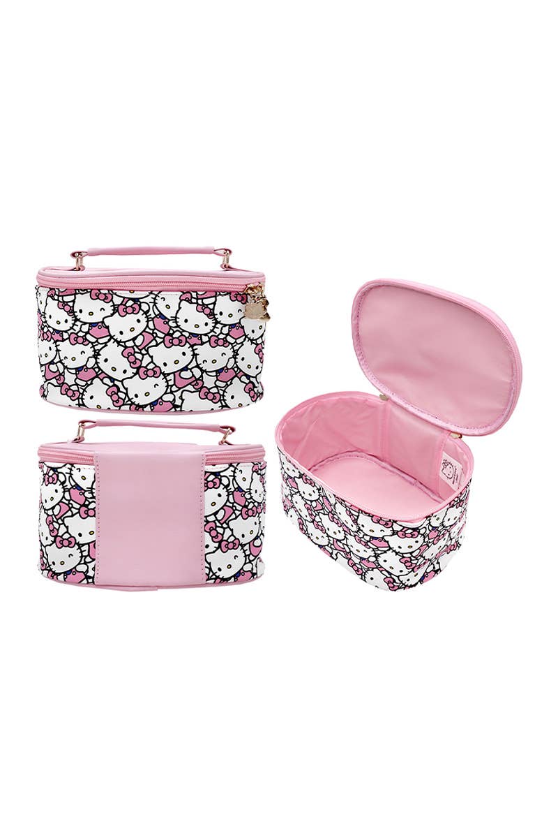 PINEAPPLE Beauty – wholesale Make-up/cosmetic bag – UPD OVAHK Hello Kitty & Friends Oval Cosmetics Bag - 10