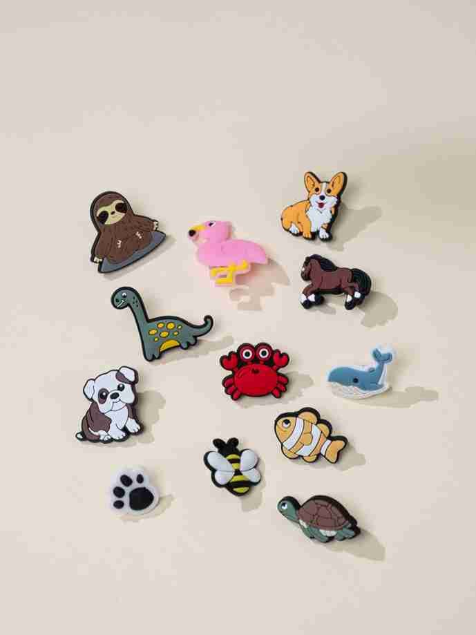 Set of 12 Animal Charms Pin for wholesale by Coco Village