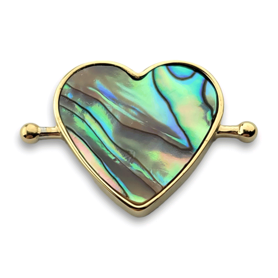 CONQUERing - Wholesale Individual Charm/Pendant - Heart-shaped Crystal Element1