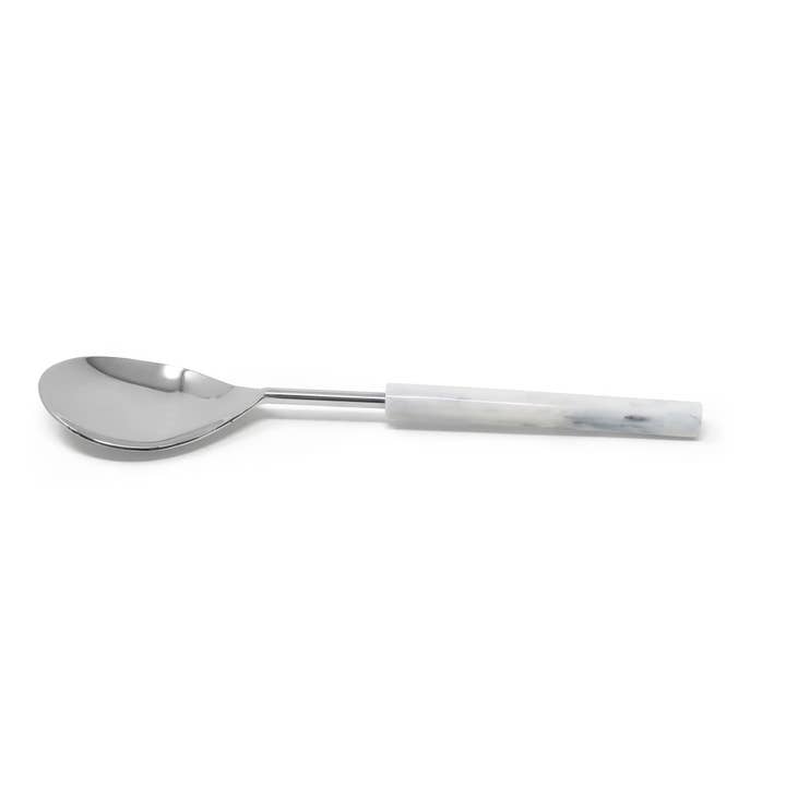 VIVIENCE - Wholesale Serving Utensil - Cake/Salad Server Set with Marble Handle5