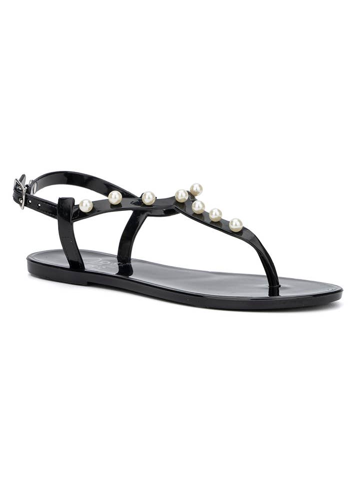 S3 Holding - Wholesale Sandals - Women's - Womens Pearl Thong Jelly Sandals