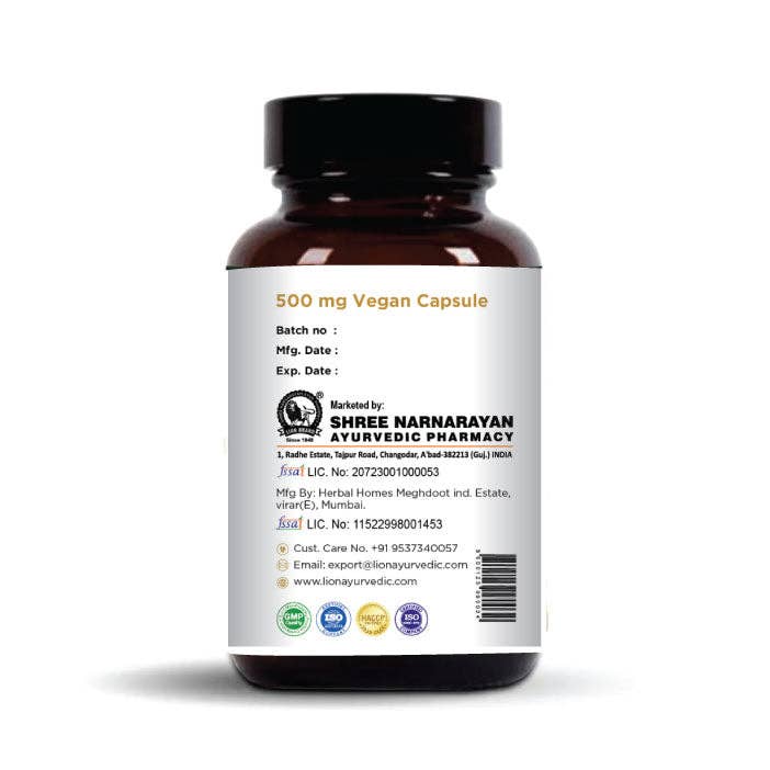 Lion Wellness - Wholesale Oral Supplement/Vitamin - Pure Ashwagandha Capsules I 100% Vegan