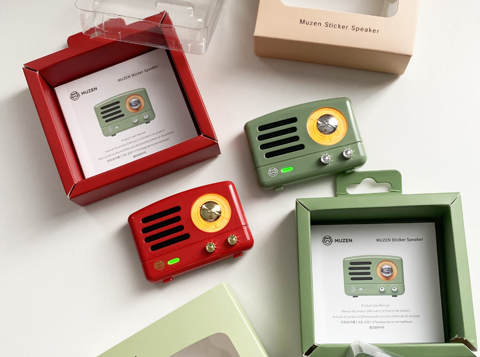 Muzen - Wholesale Speakers - MUZEN OTR Sticker Magnet Fridge Bluetooth Speaker1