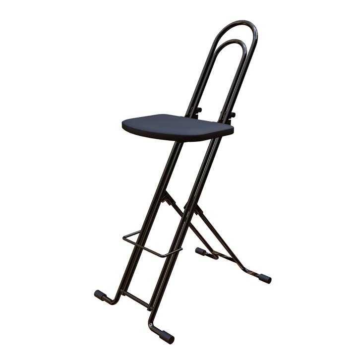 Premium Folding Chair - Encore - Black/Stepless for wholesale by Plateau Chair