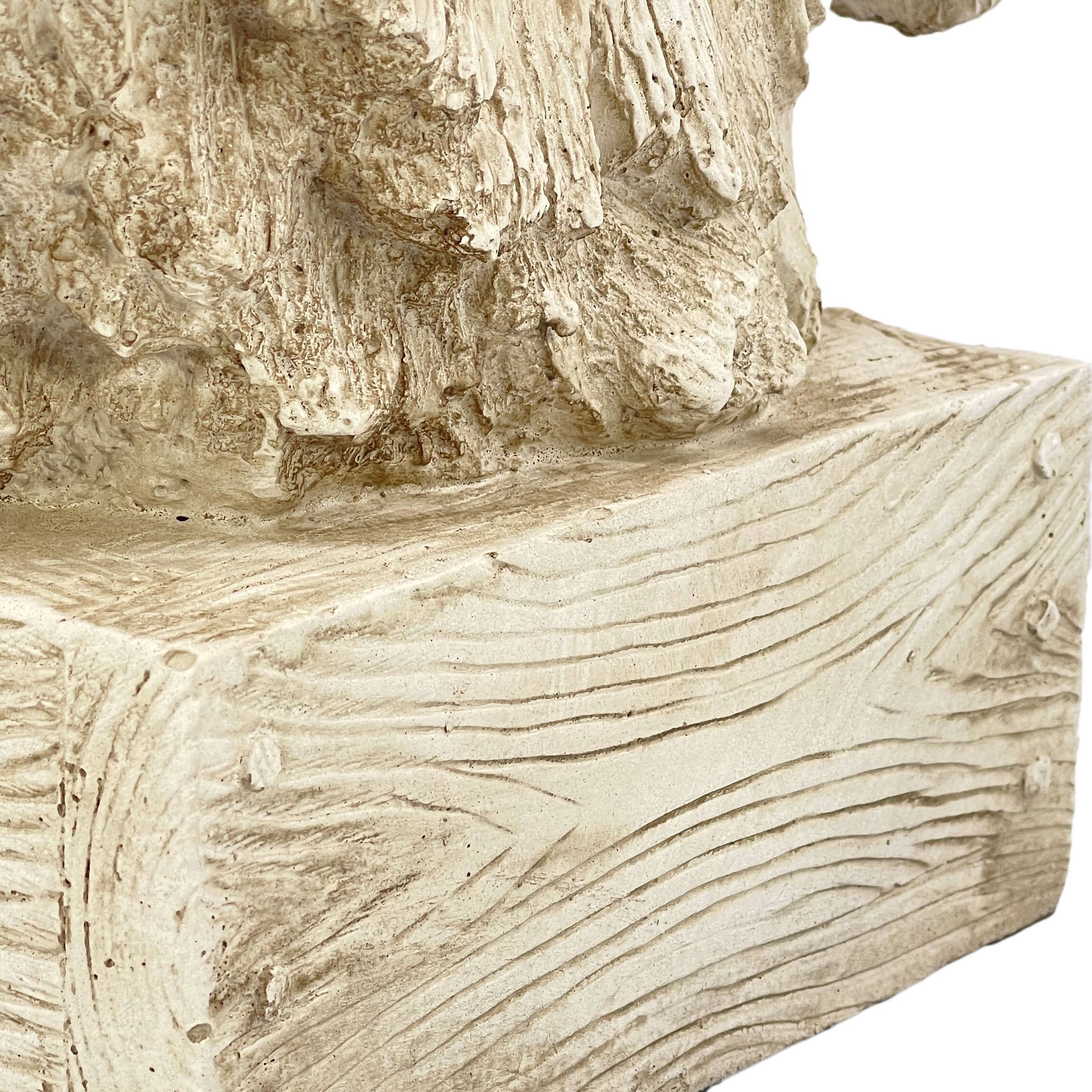 Galt International Company - Vente Figurine décorative - Statue sculptée tête de cheval effet bois, 46 cm5