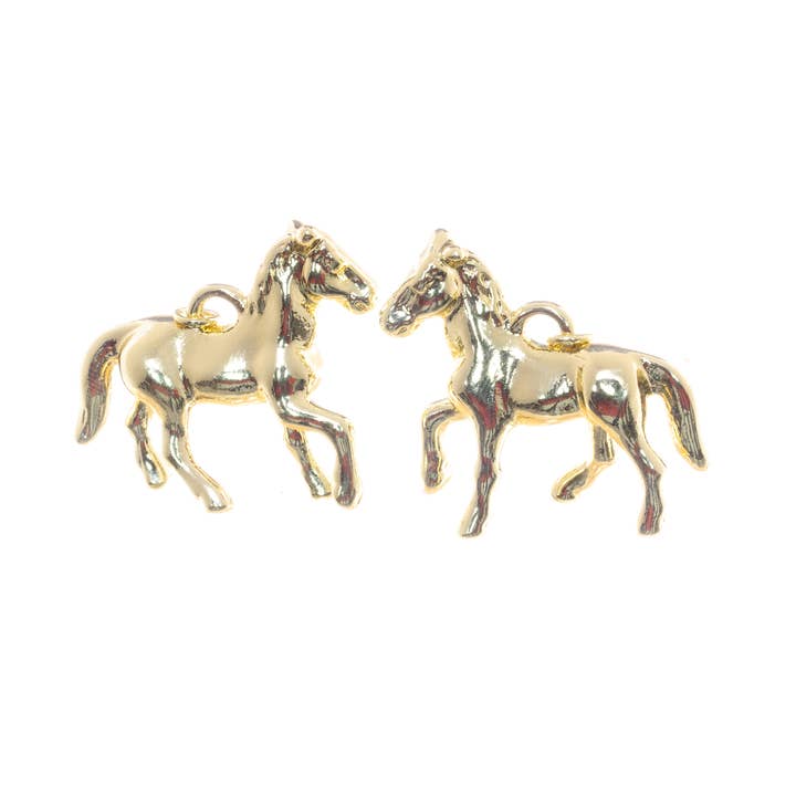 Grand Charme Cheval en Or ou Argent, Cheval Double Face CPG2982 pour la vente par Jewel Pledge