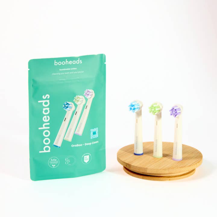 booheads - Wholesale Toothbrush - Oraboo - Biodegradable Electric Toothbrush Heads Compatible with OralB*