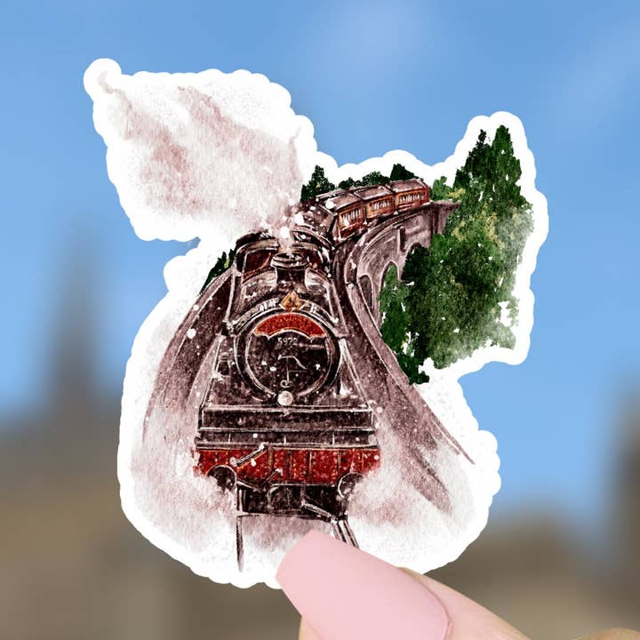 Wizarding School Train Sticker for wholesale by Magical Trio Stickers