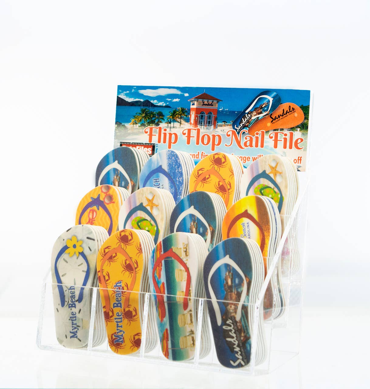 Sea Creations - Wholesale Nail file - Custom Flip Flop Nail Files