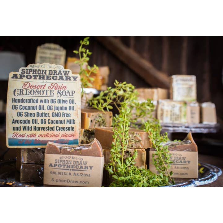 Siphon Draw Apothecary - Wholesale Bar Soap - Desert Rain Creosote Soap