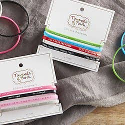 Faithworks by Creative Brands - Wholesale Jewelry Set - Silicone Bracelet Live 4pk5
