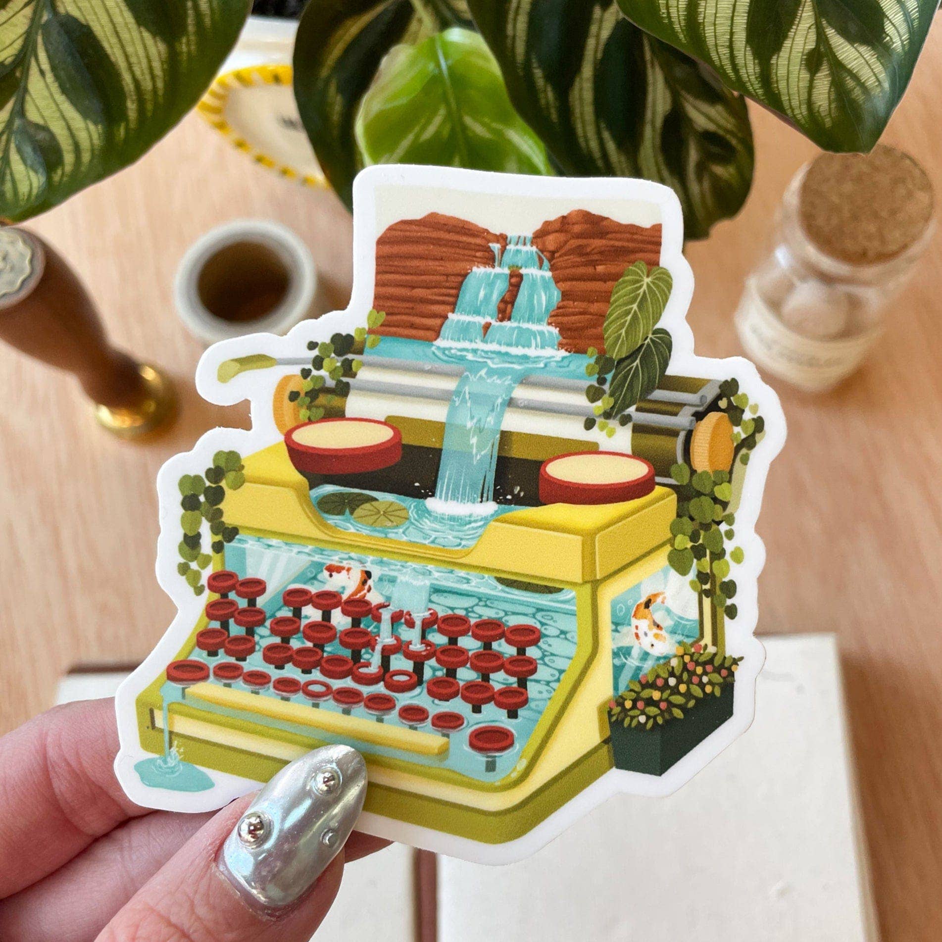 LINH T VO ART & ILLUSTRATION - Wholesale Sticker - Typewriter Sticker