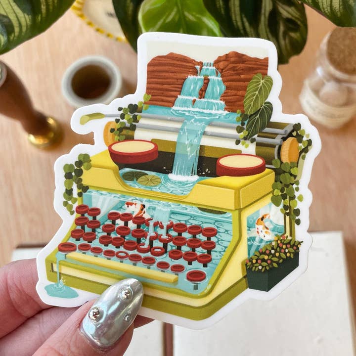 LINH T VO ART & ILLUSTRATION - Wholesale Sticker - Typewriter Sticker0