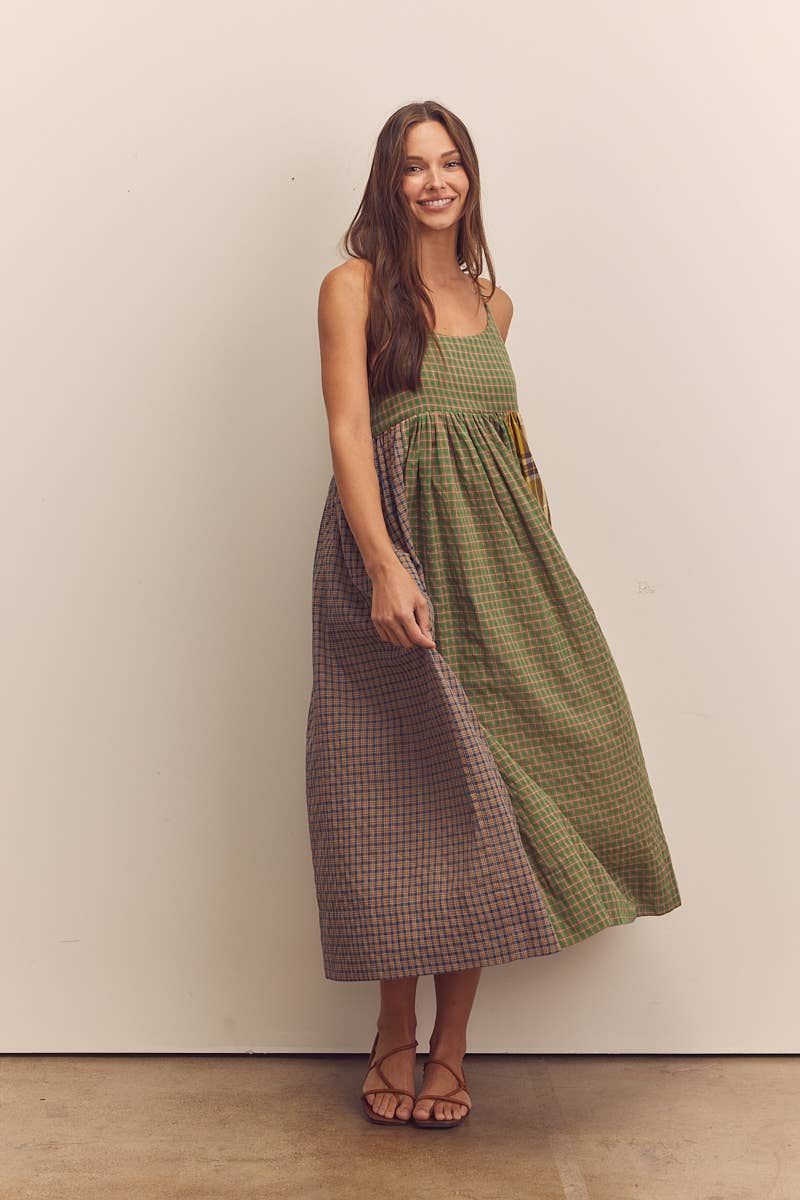 Multi Colored Contrast cami dress for wholesale on Faire4