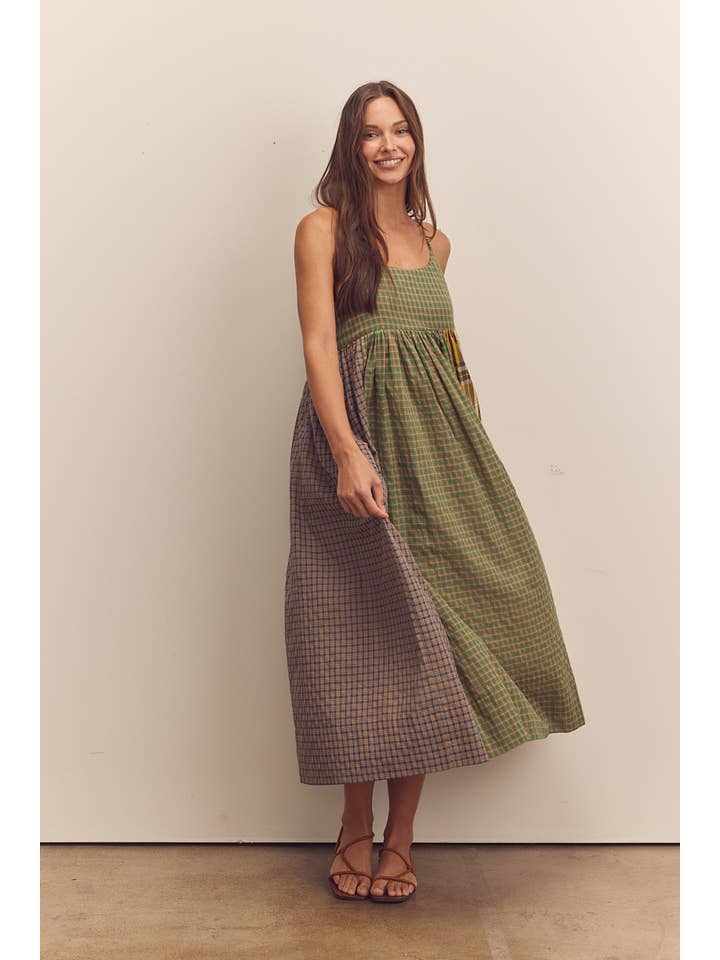 Multi Colored Contrast cami dress for wholesale on Faire4