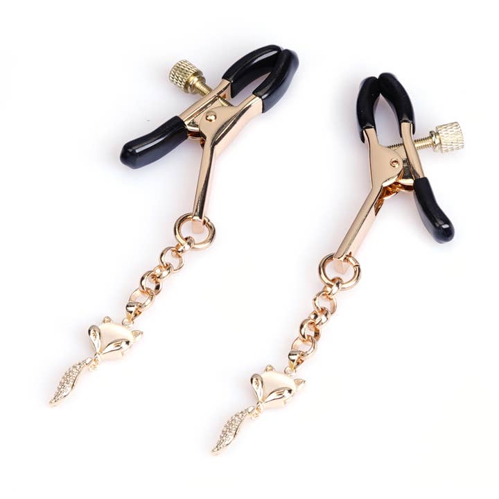 Zinc Luxe Nipple Clamps - Fox for wholesale by Liebe Seele