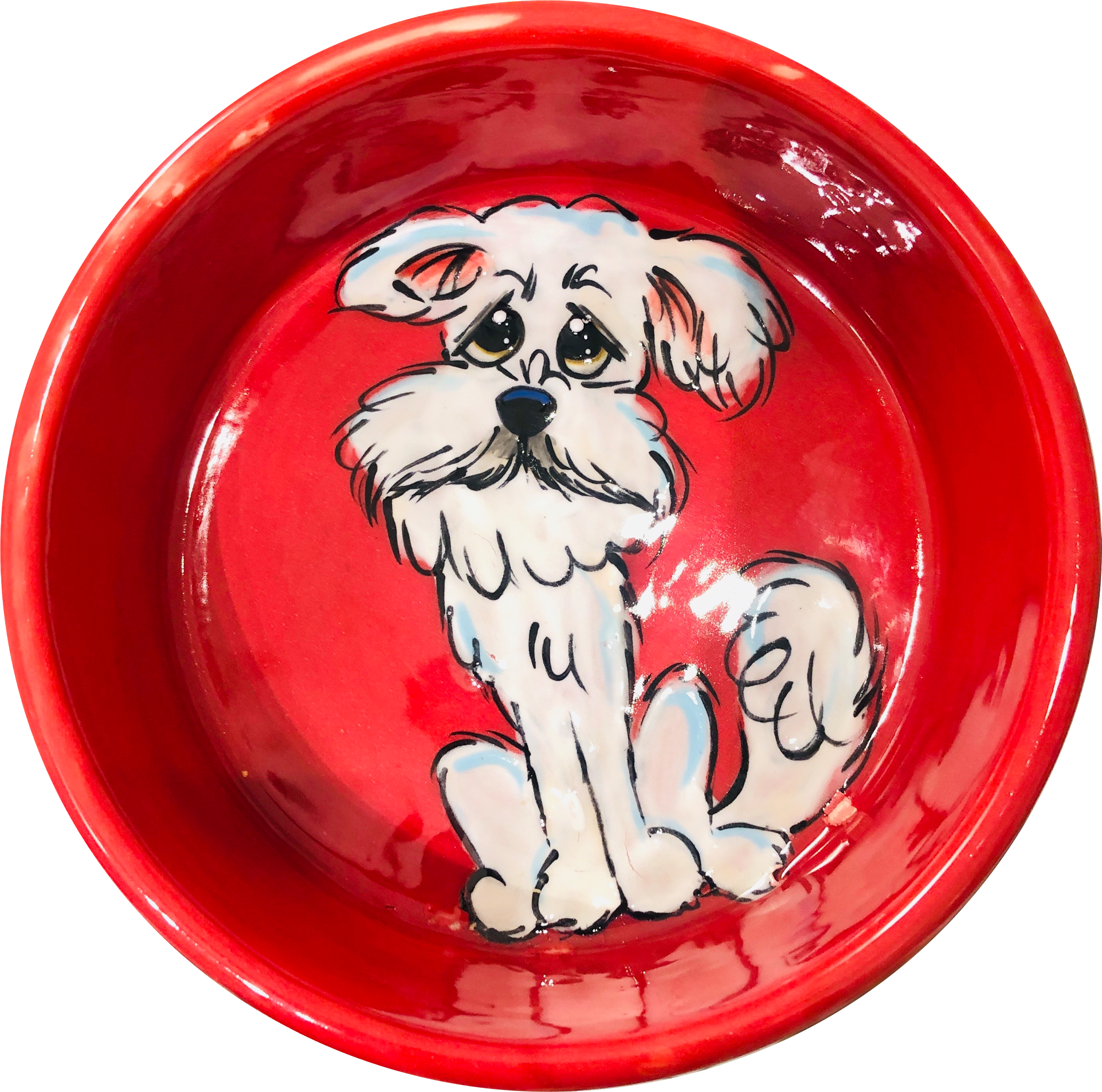 Faux Paw Productions – Großhandel Futternapf – Katze/Hund – Maltesisch | Hundenapf aus Keramik, handbemalt5