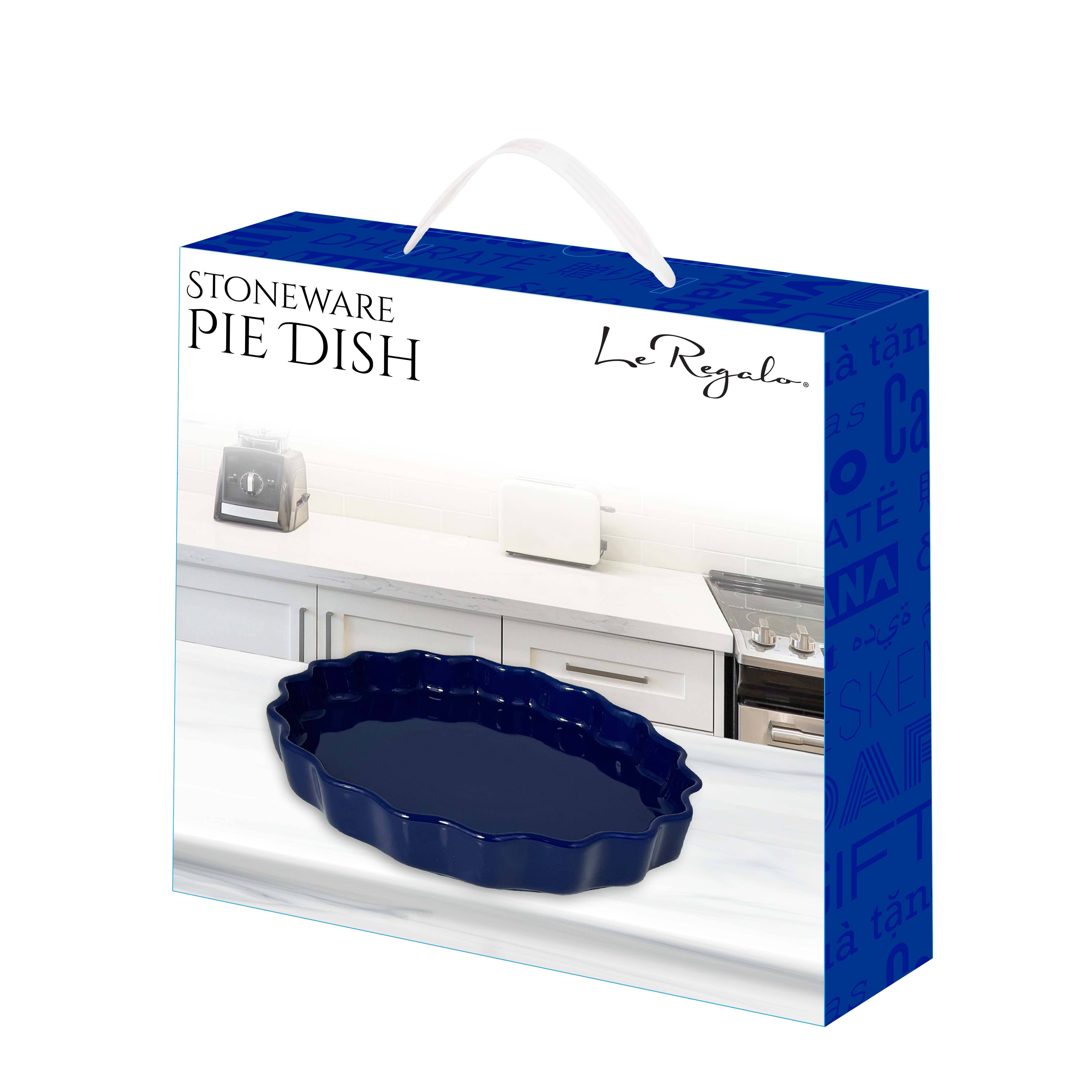 Style Asia - Wholesale Baking Dish - Le Regalo Stoneware Pie Dish1