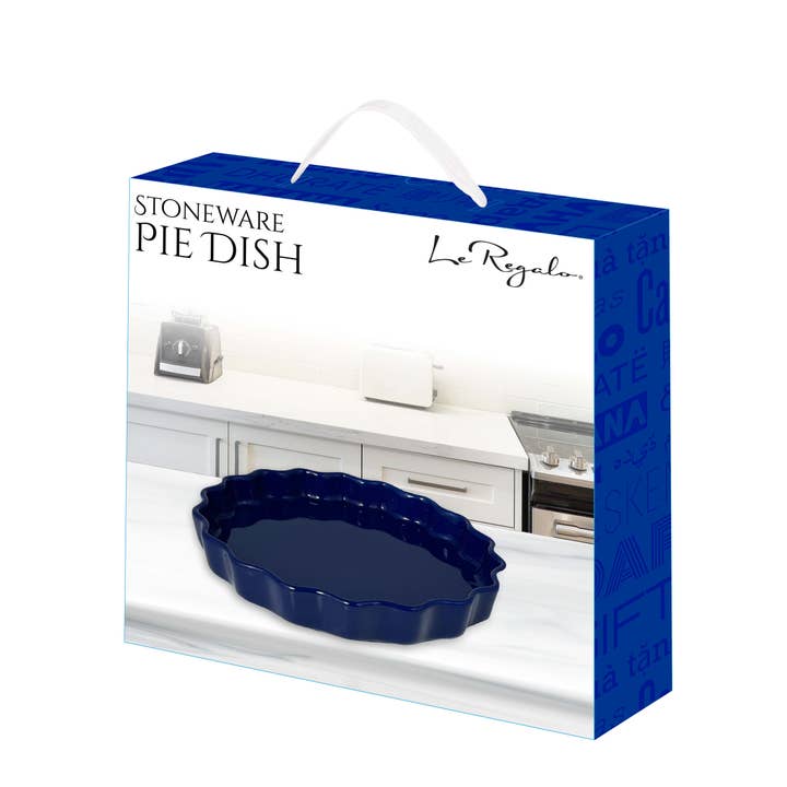 Style Asia - Wholesale Baking Dish - Le Regalo Stoneware Pie Dish1