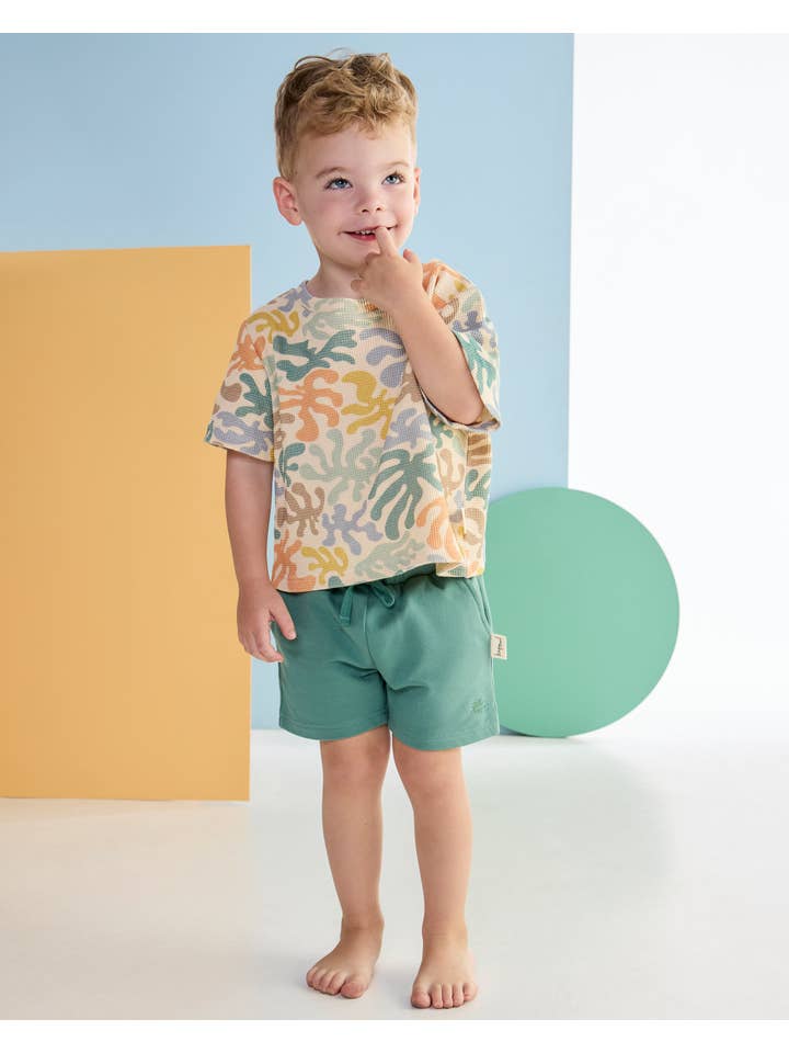 KaPow Kids - Wholesale T-shirt – Kids - Coral Waffle T-shirt2