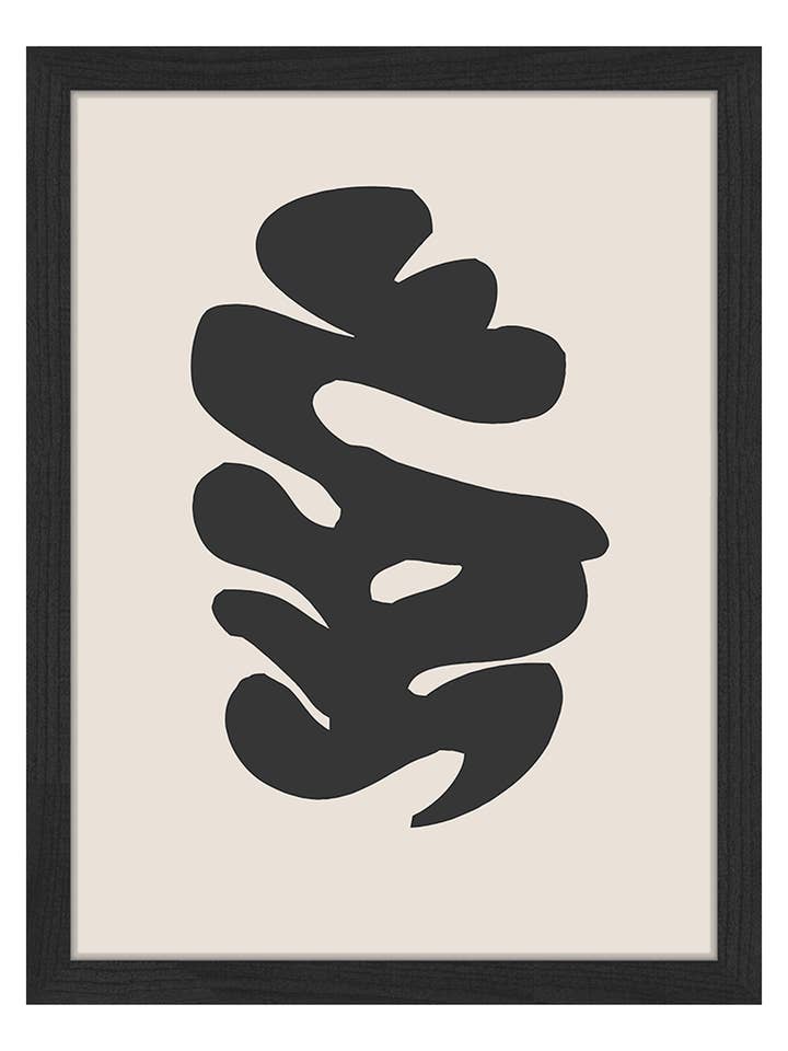 Immagine astratta contemporanea. Stampa artistica da parete con cornice. per la vendita all'ingrosso da parte di Any Image