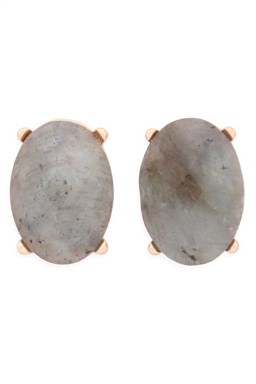 MYS Wholesale Inc - Wholesale Stud/Post Earrings - Faceted Oval Stone Post Earrings6