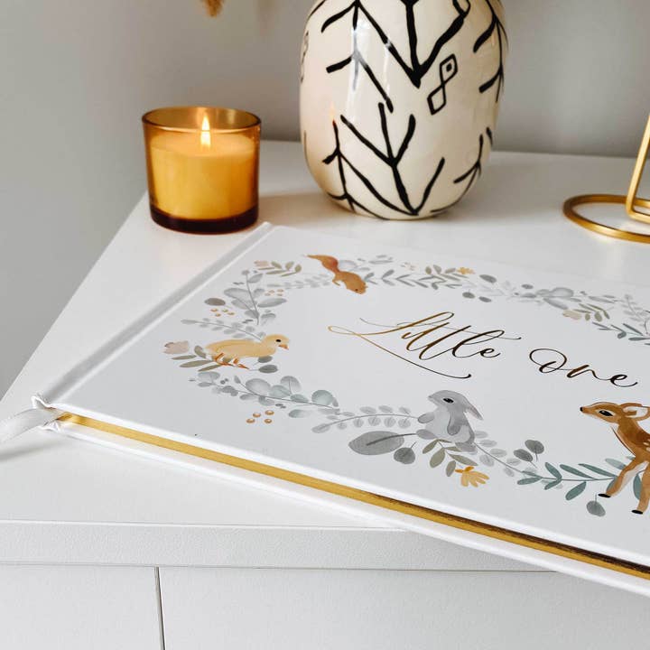 Blush And Gold - Wholesale Journal/Diary - (Animals) Baby Journal, baby shower gift, keepsake book1