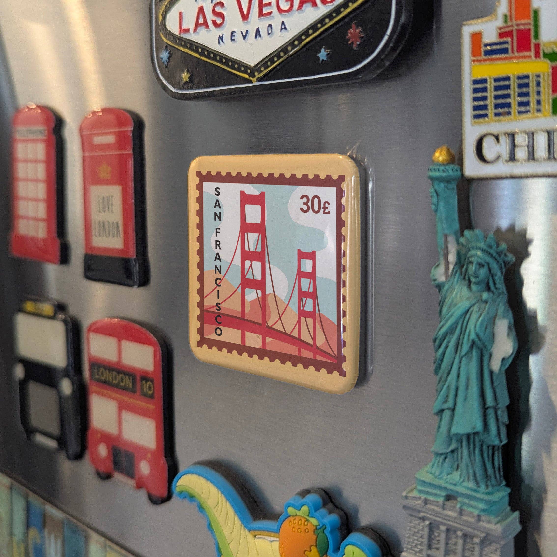 PhiloPerse - Venta al por mayor Imanes - Imán de nevera de correos de San Francisco4