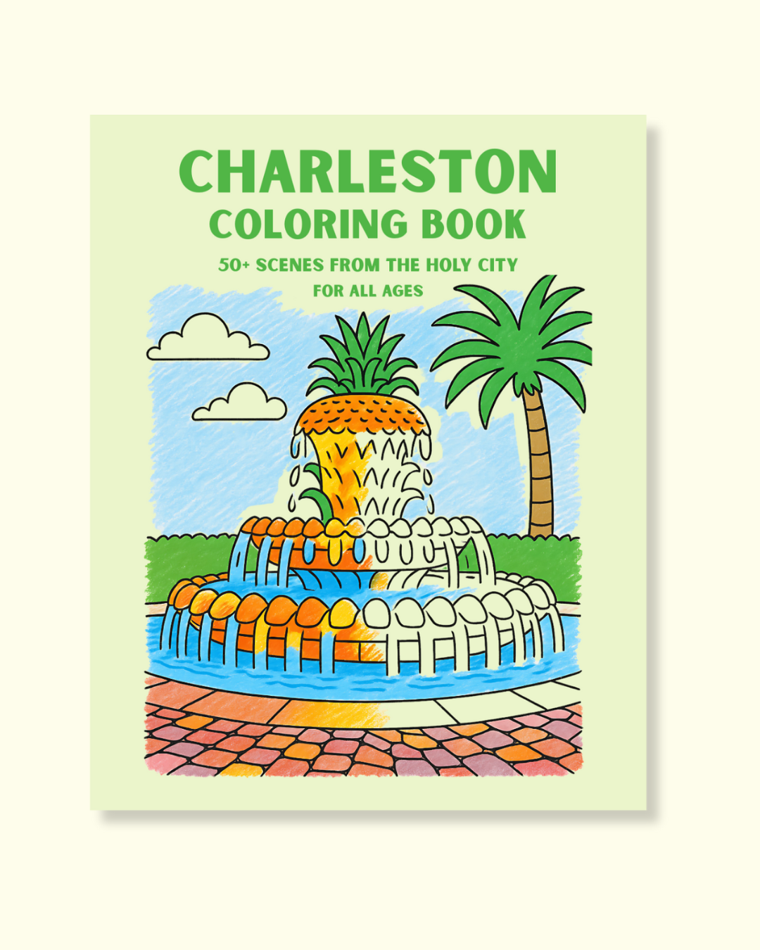 A Charleston Local - Wholesale Coloring & Activity Book - Adult - Charleston Coloring Book – Landmarks & Coastal Scenes1