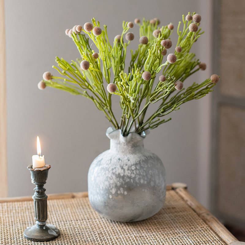 Rustic Reach - Vente Plantes artificielles - Tige artificielle Berzelia de 24 po de haut6