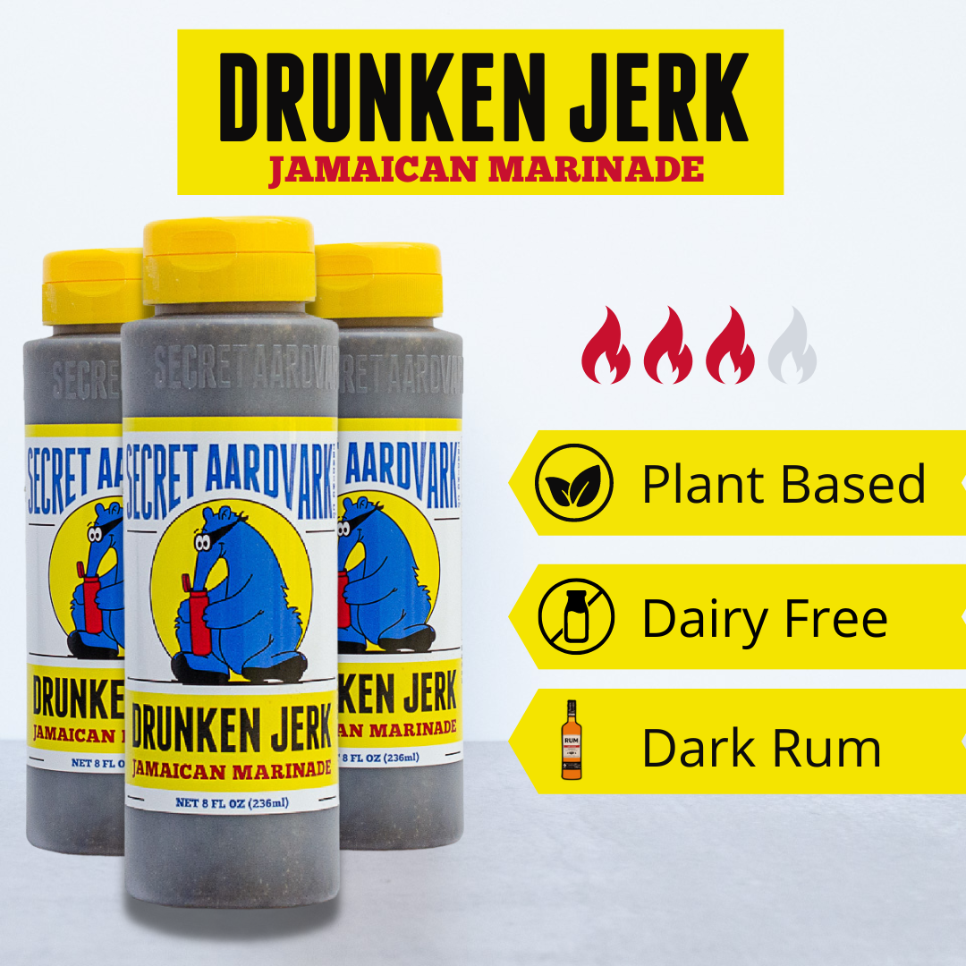 Secret Aardvark Trading Co. - Venta al por mayor Adobo - Marinada jamaicana Drunken Jerk de Secret Aardvark Trading Co.1