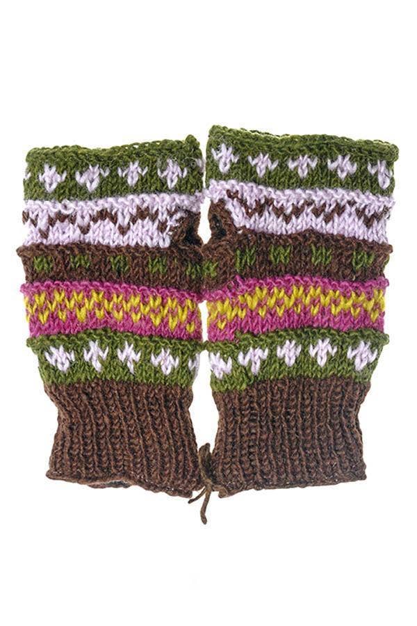 Lakhays Collection Inc. - Wholesale Hand Warmer - Winter Hand-Knit Wool Unisex Handwarmer Fingerless Gloves6