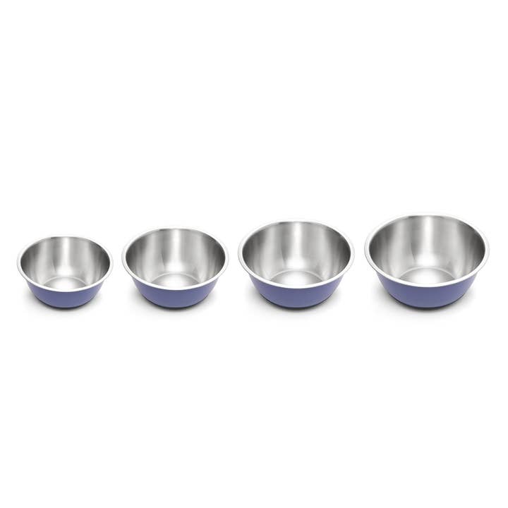 Fox Run Brands - Wholesale Mixing Bowl - Fox Run Purple Stainless Steel Mixing Bowl, 10.75 Quart