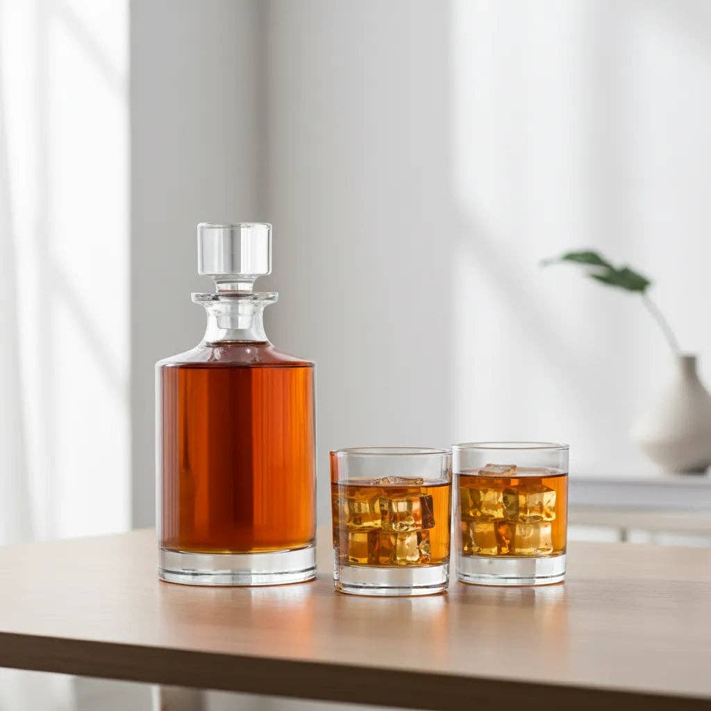 MB Brands Inc - Vente Carafe - Ensemble de carafes Bellagio avec verres Old Fashion Rocks1