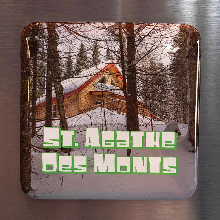 Ste. Agathe Des Monts V.4 Kühlschrankmagnet für den Großhandel von PhiloPerse