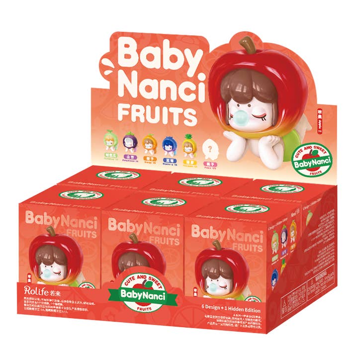 NBXX Baby Nanci Series 2 Fruits (PDQ of 6) for wholesale by Robotime