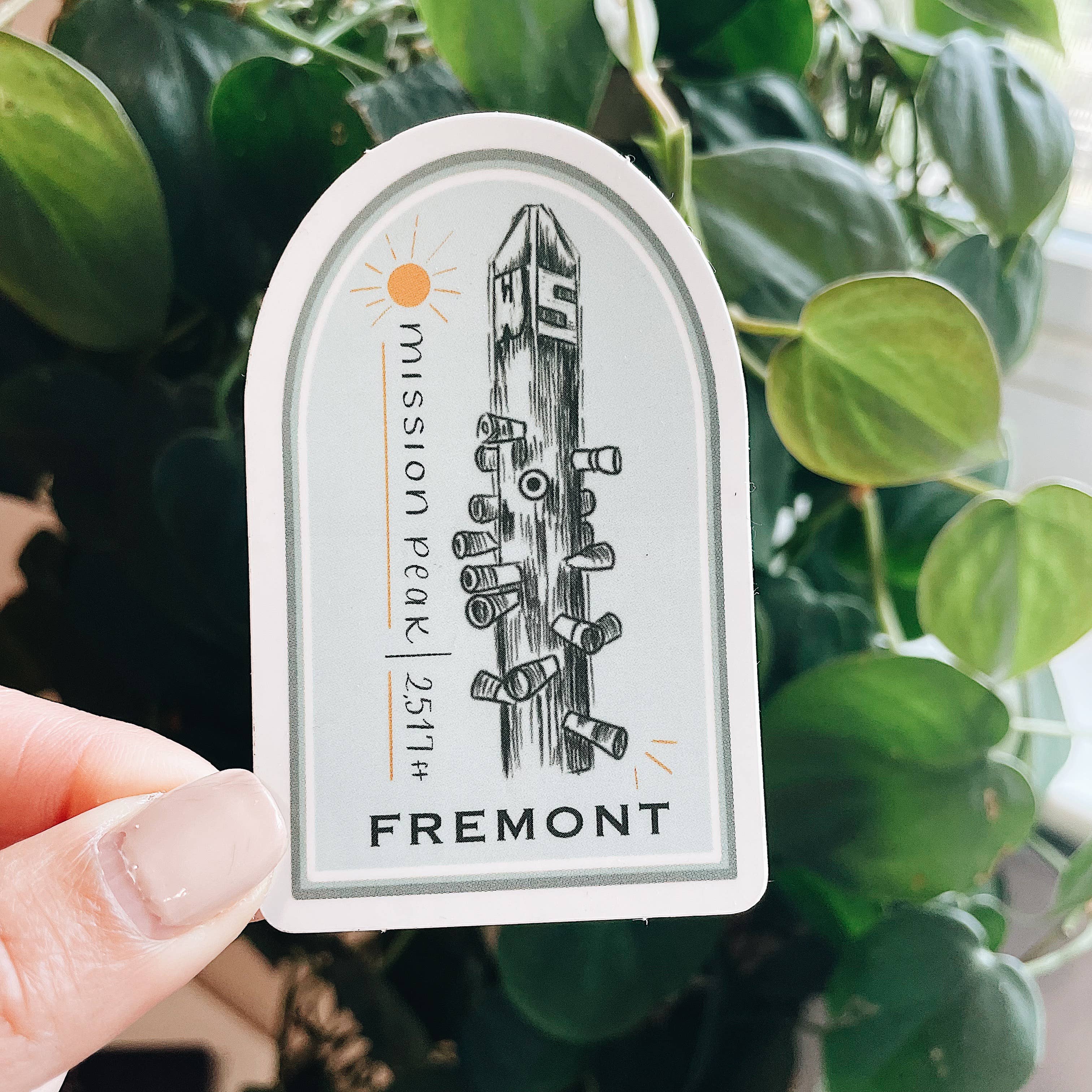 Traveling Calligrapher - Wholesale Sticker - Fremont, CA Mission Peak Sticker | 3"