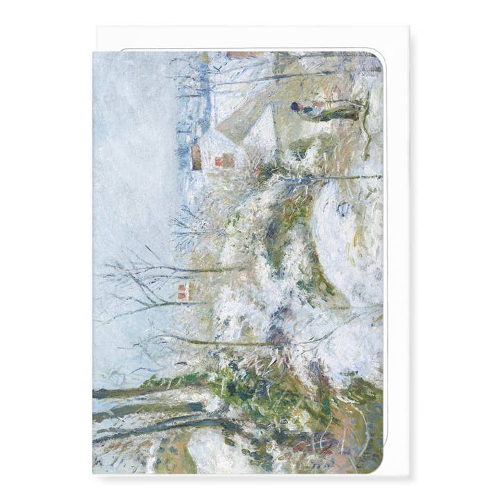 Ezen Trade - Wholesale Everyday Greeting Card - RABBIT WARREN AT PONTOISE, SNOW (1879): Greeting Card