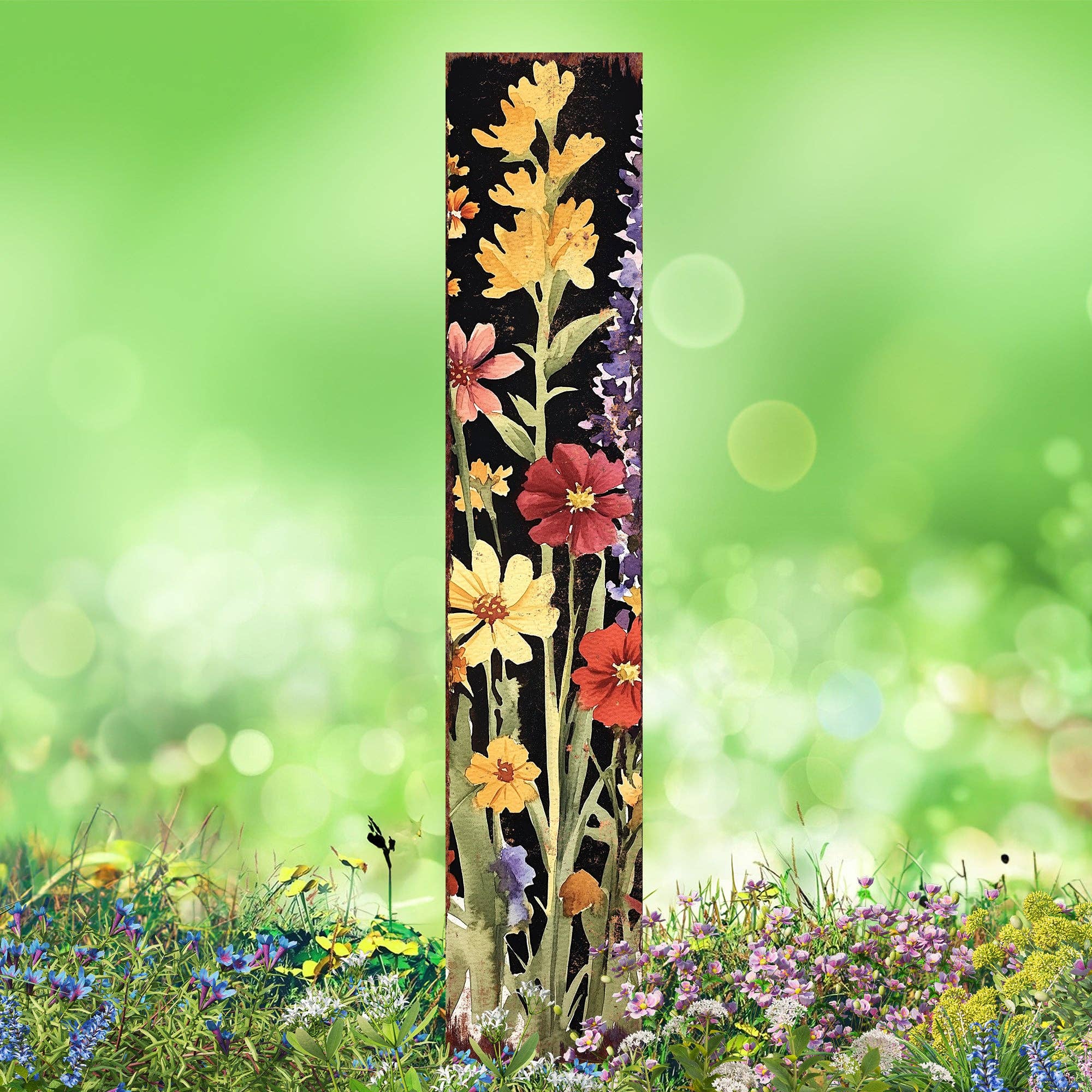 TX USA Corporation - Wholesale Garden/Lawn Stake - Summer Wildflower Garden Stake | Vibrant Rustic Yard Art & Decor6