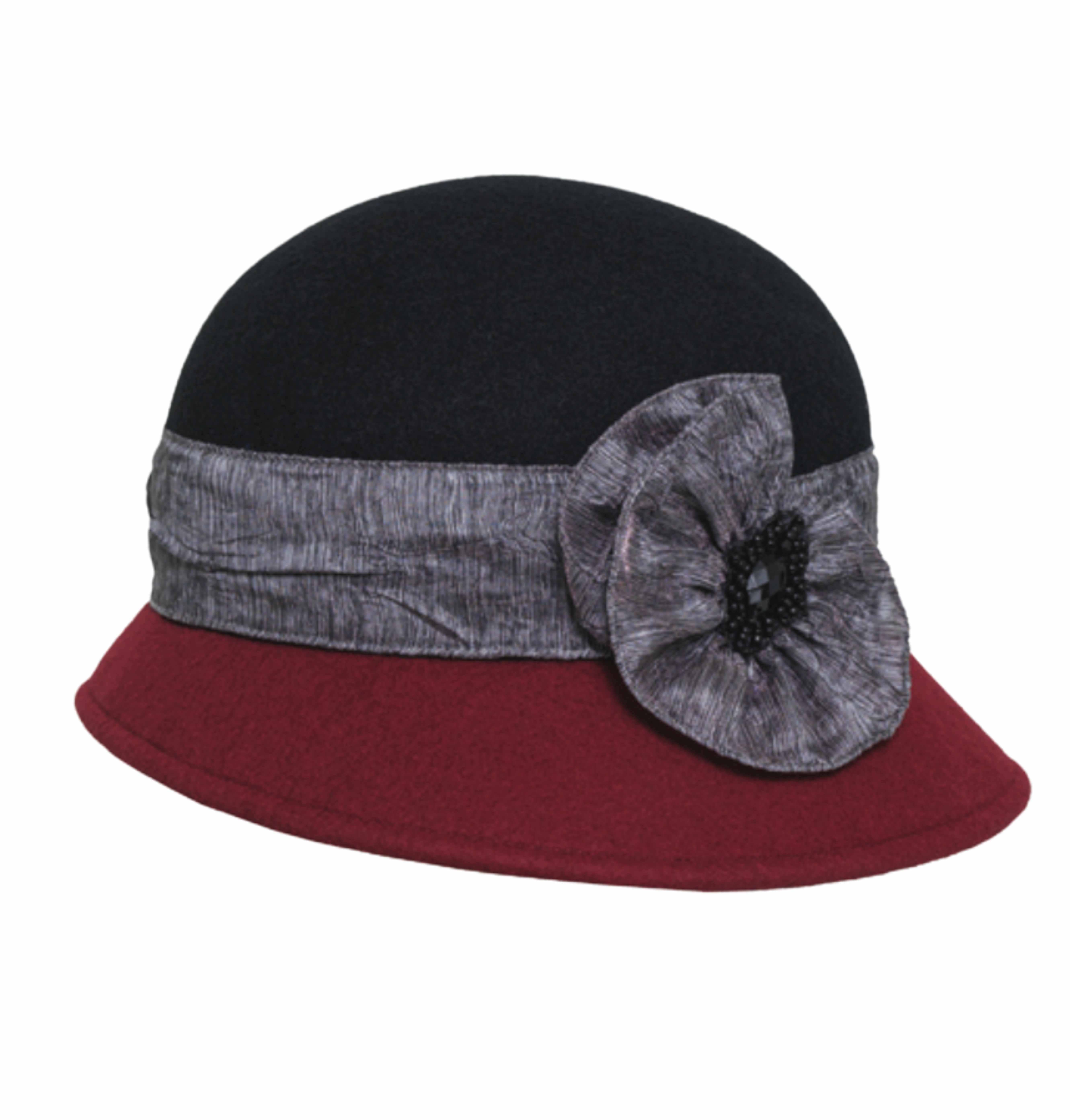 Toucan Hat Company/ Carole Amper - Vendita all'ingrosso Cappello cloche - Donna - Cloche a fascia increspata1