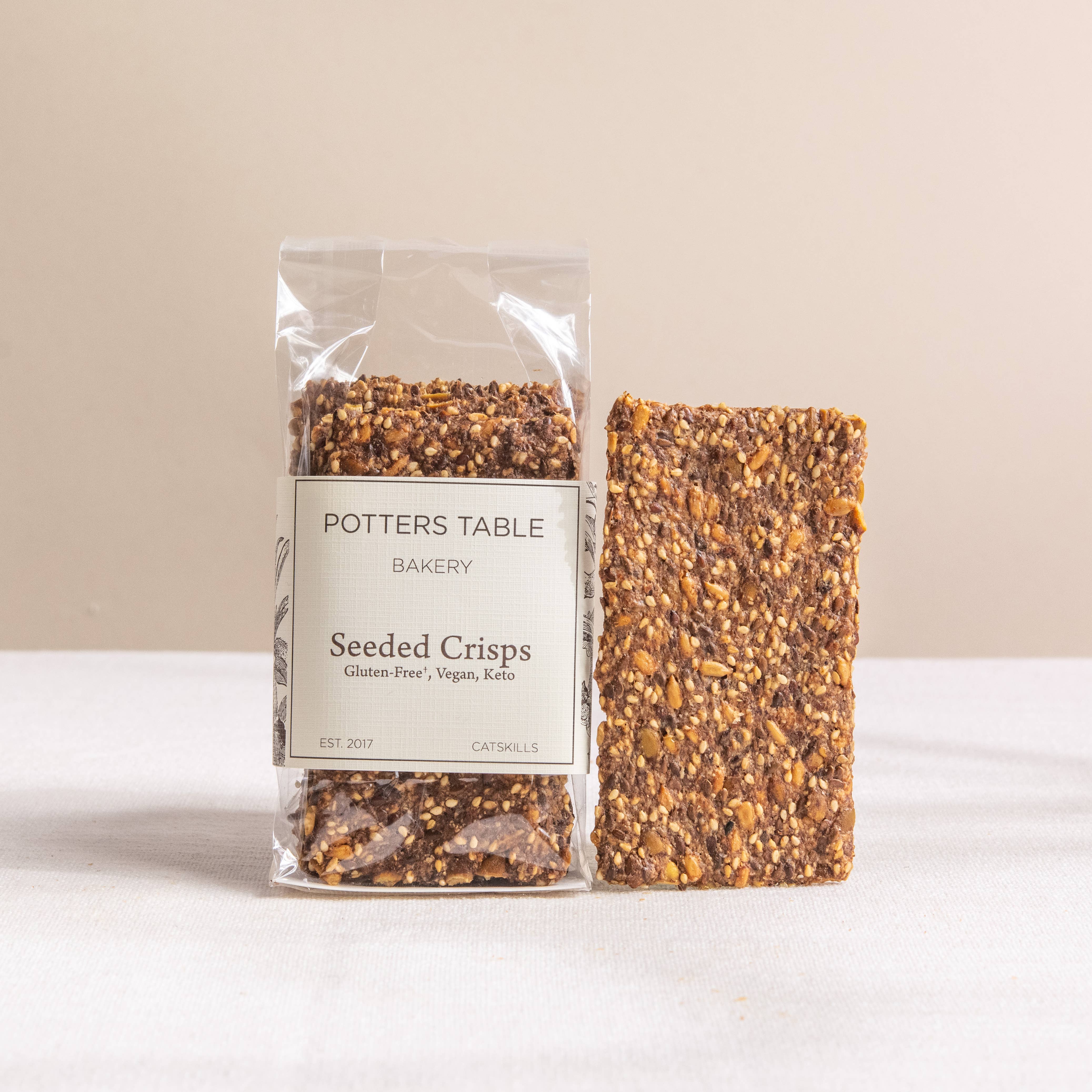 Potters Table - Wholesale Crackers - Gluten-Free Seeded Crisps1