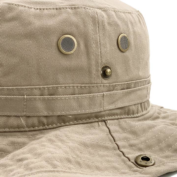 KBETHOS - Wholesale Bucket hat – Unisex - Solid Boonie Hat With String (Fitted)32