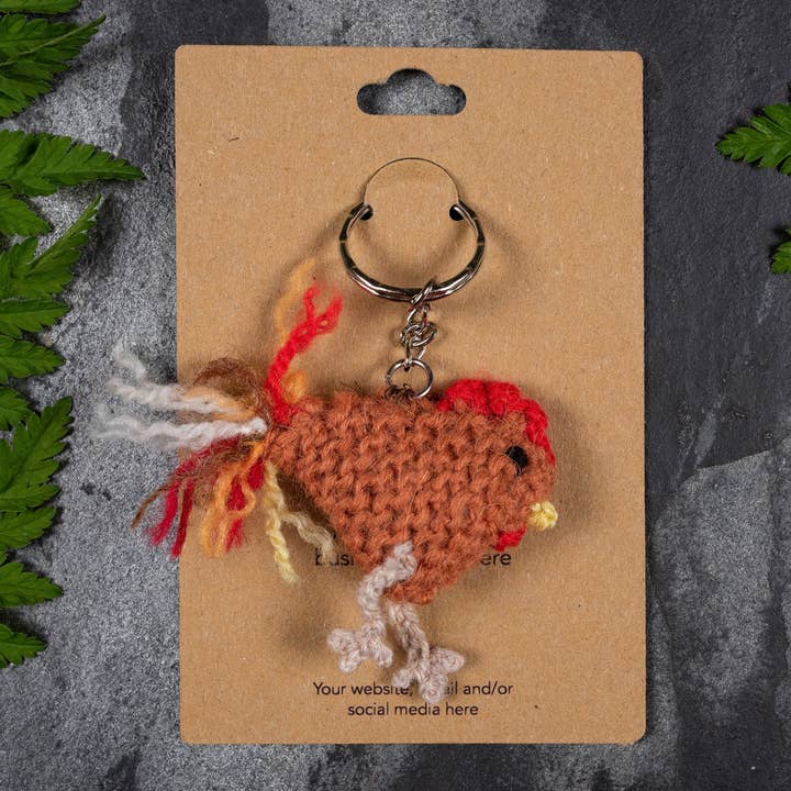 Fernery Designs – wholesale Återförsäljarskyltning – Anpassade tryckta Kraft Nyckelring Displaykort6