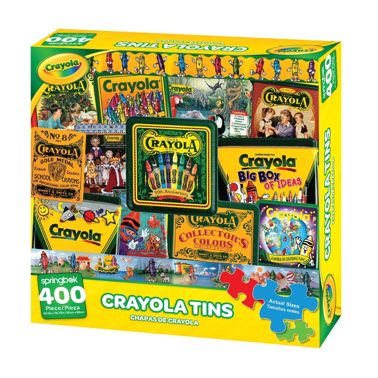 Springbok Puzzle - Wholesale Puzzle - Adult - Crayola Tins 400 Piece Jigsaw Puzzle1