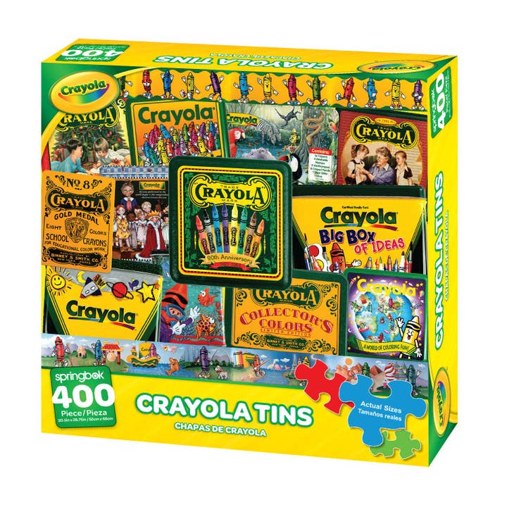 Springbok Puzzle - Wholesale Puzzle - Adult - Crayola Tins 400 Piece Jigsaw Puzzle1