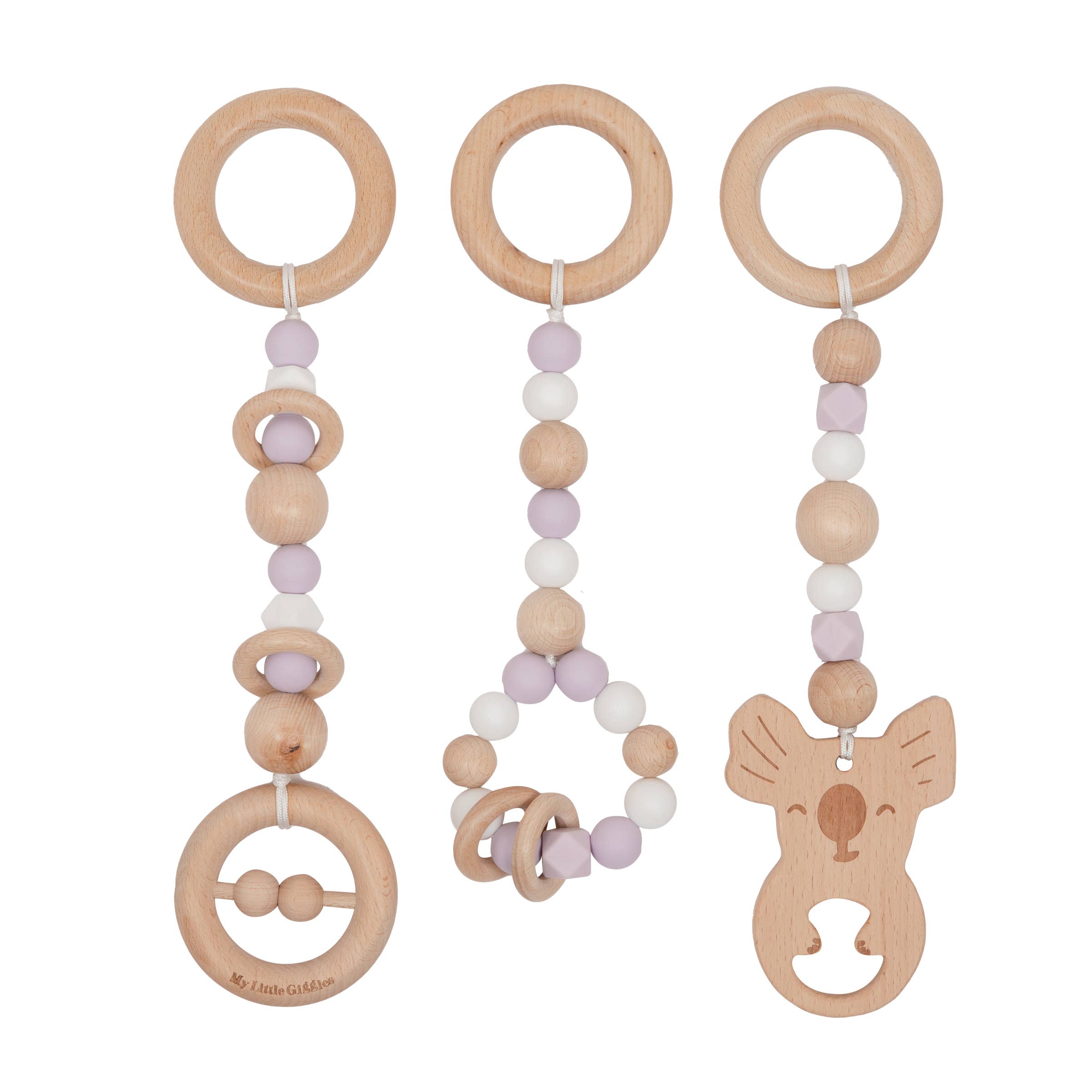 My Little Giggles - Wholesale Wood Toy - Kids - My Little Play Bar & x3 Toy Package – Natural Frame6