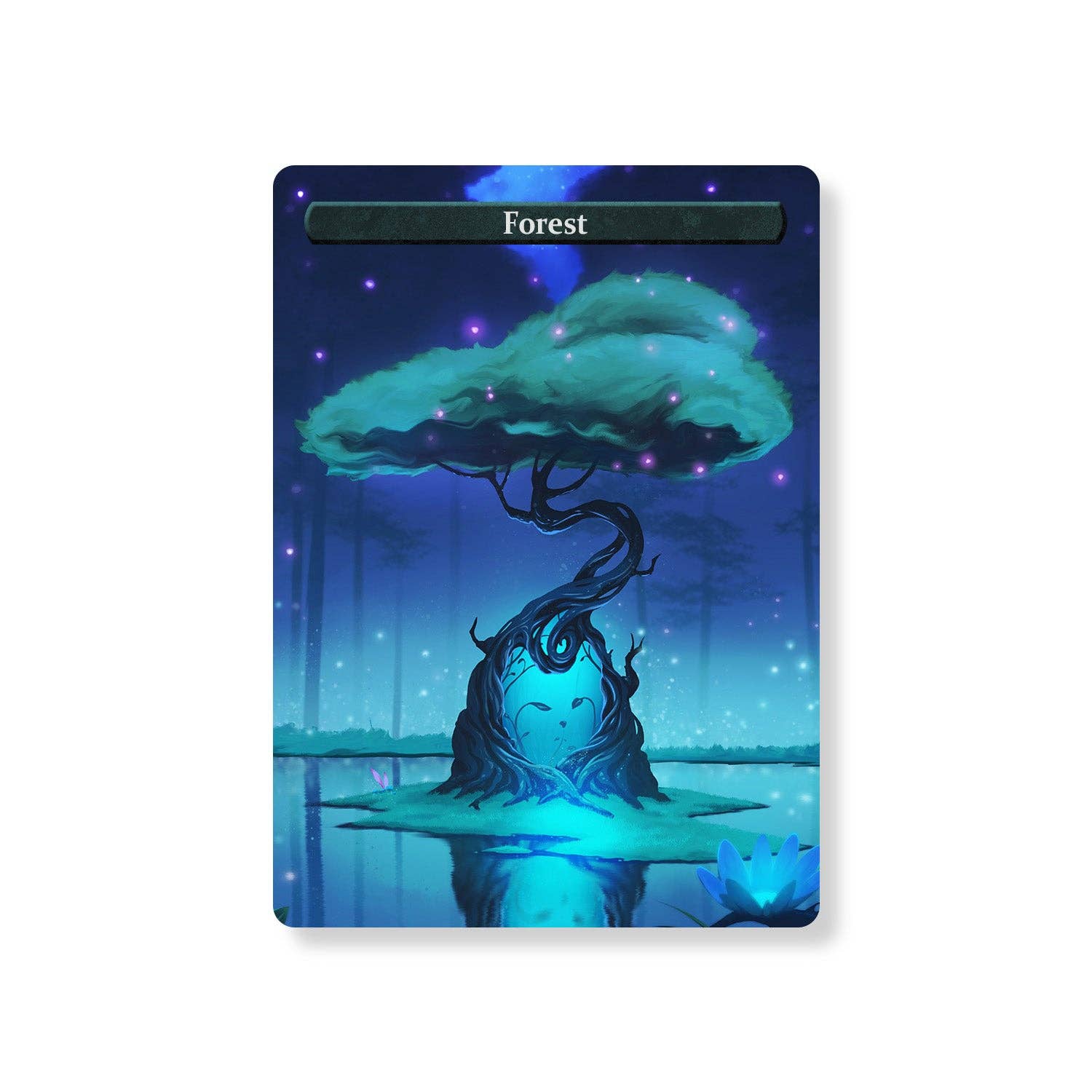 Caverns & Calicos - Wholesale Card Game - ManaCat Forest - Land Proxy Set4