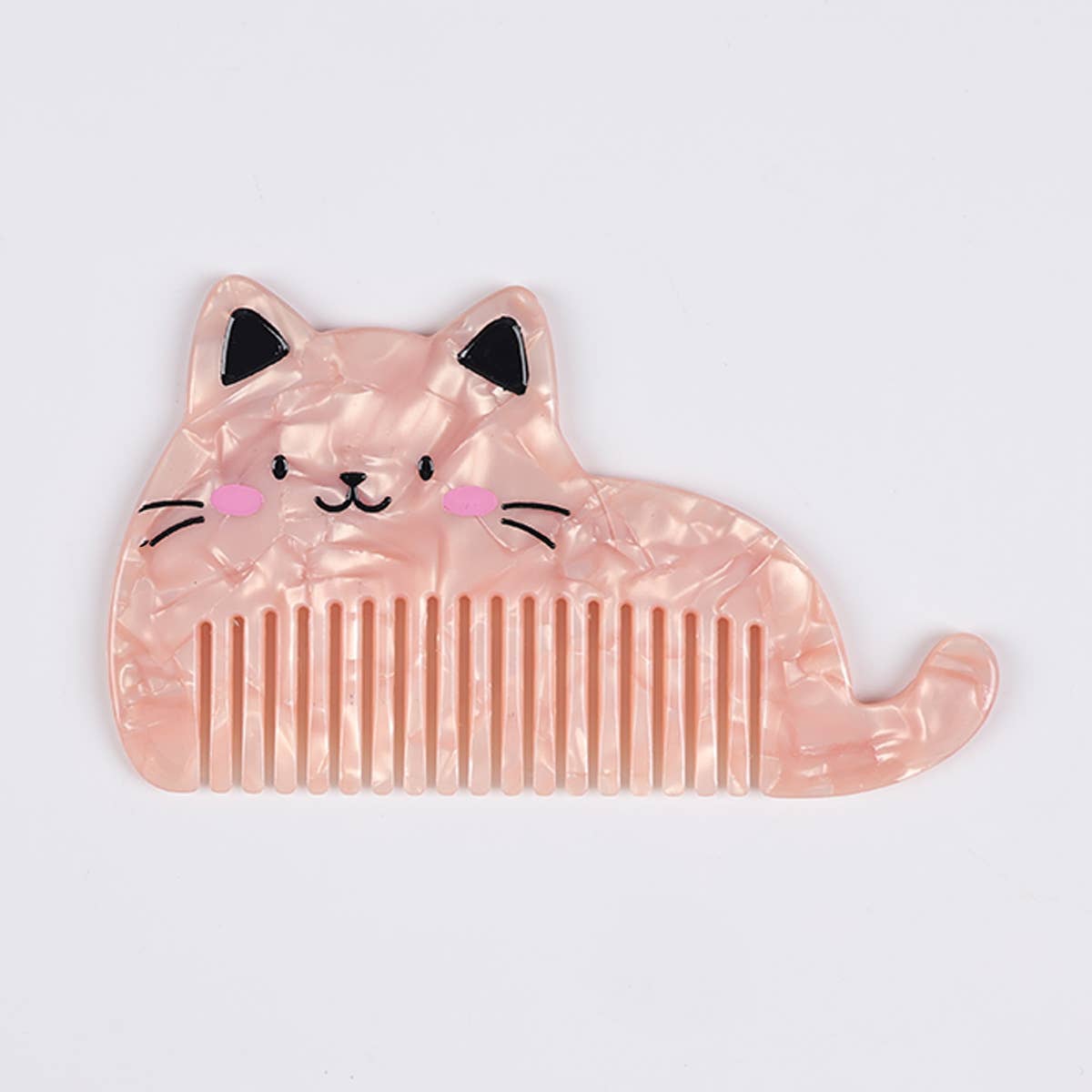 SoapElenGlen - Vente Peigne/brosse à cheveux - Peignes à cheveux en forme de chat mignon pour coiffures douces0