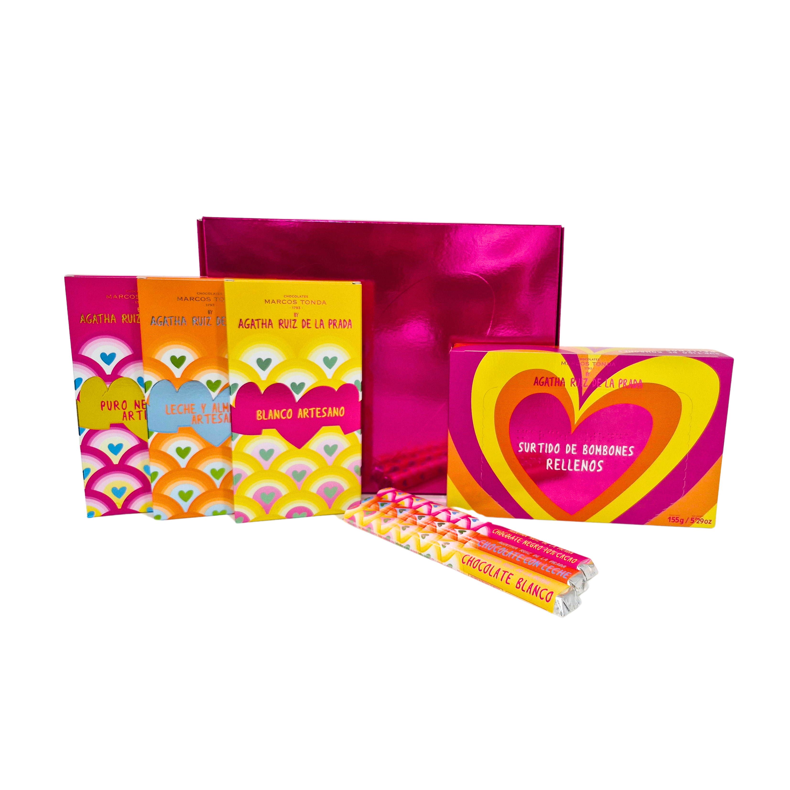 Chocolates Marcos Tonda - Venta al por mayor Caja de bombones - Lote Chocolates Agatha Ruiz de la Prada0