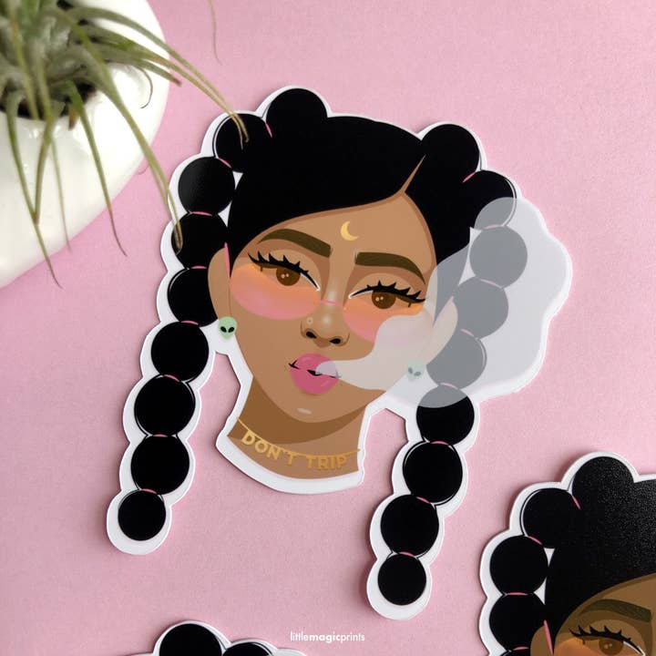 Adesivo «Don't Trip» per la vendita all'ingrosso da parte di LittleMagicPrints